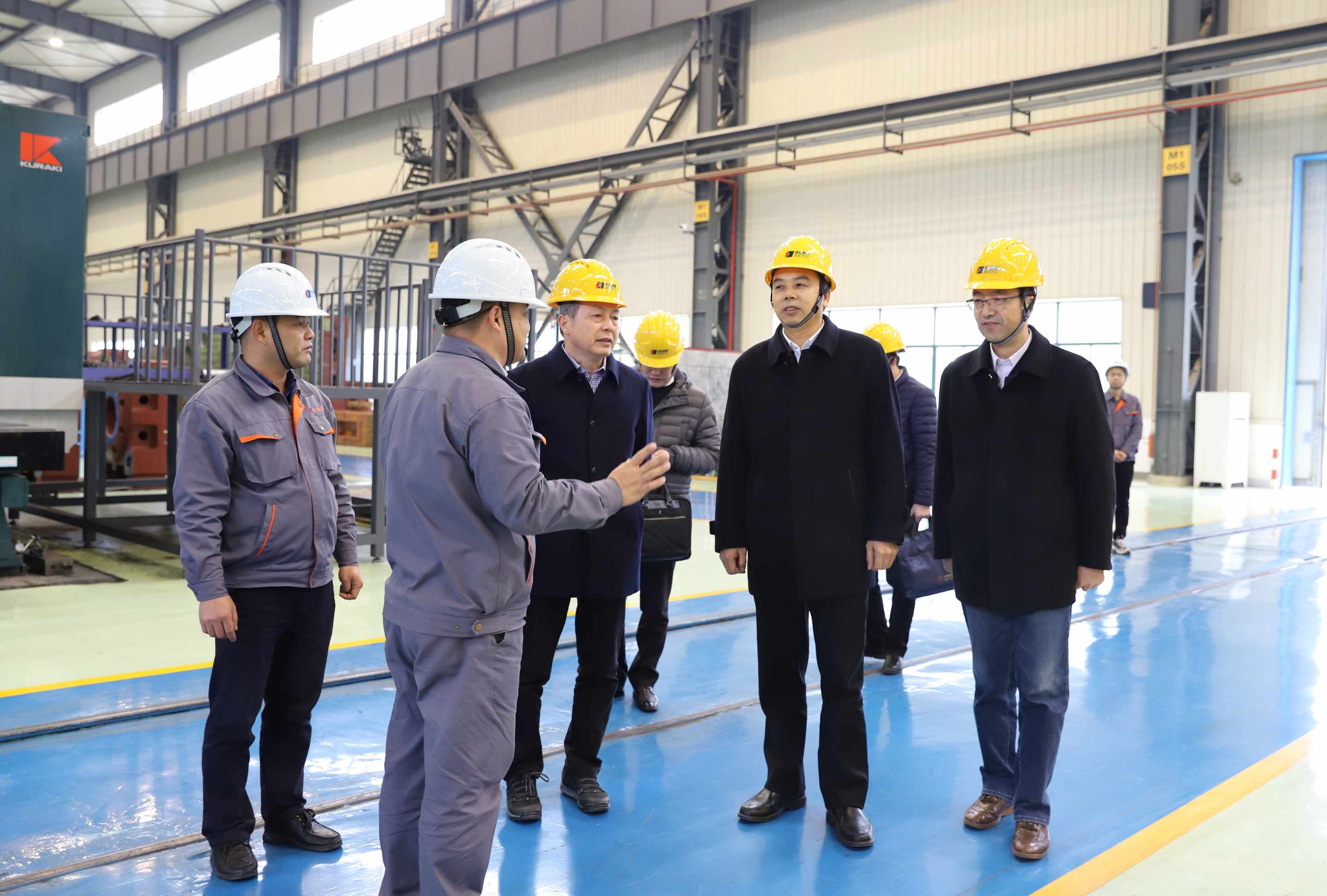 馮波聲在申達公司調研時指出：積極作為 創(chuàng)新驅動 努力打造省屬企業(yè)高端裝備制造業(yè)標桿