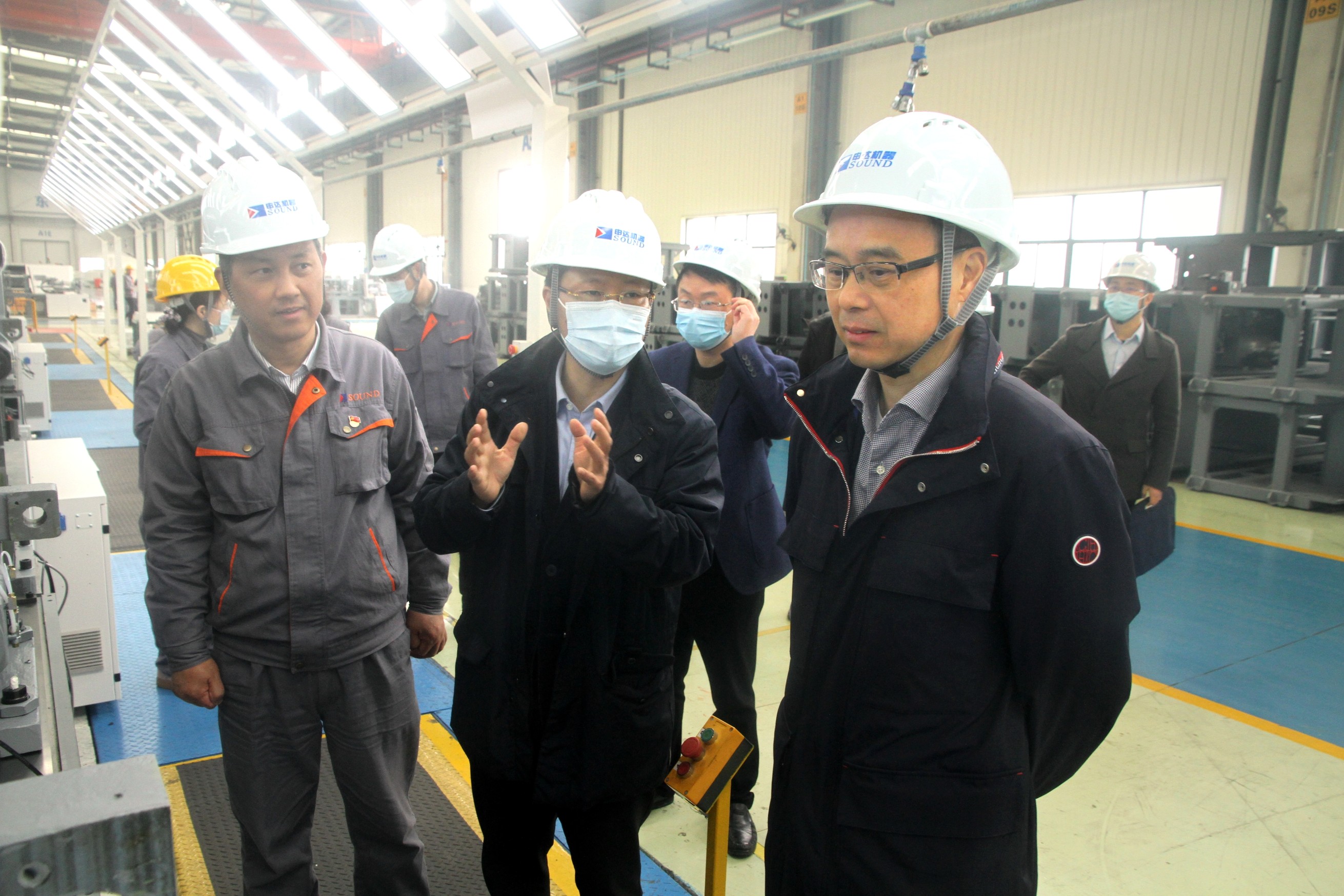 省國資委黨委委員、副主任姜揚(yáng)劍赴申達(dá)機(jī)器公司調(diào)研