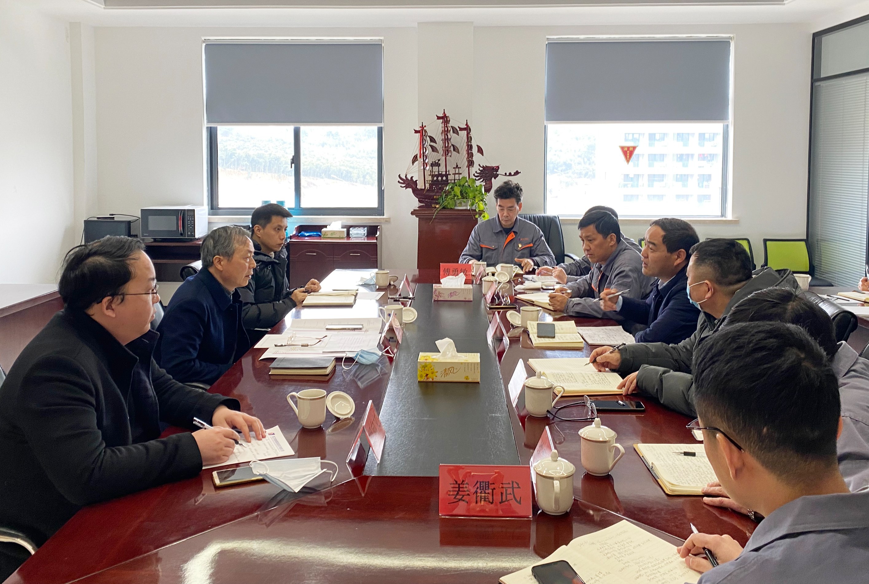 虞岳明強(qiáng)調(diào)：以釘釘子精神抓好工作落實(shí) 推動申達(dá)機(jī)器公司高質(zhì)量發(fā)展